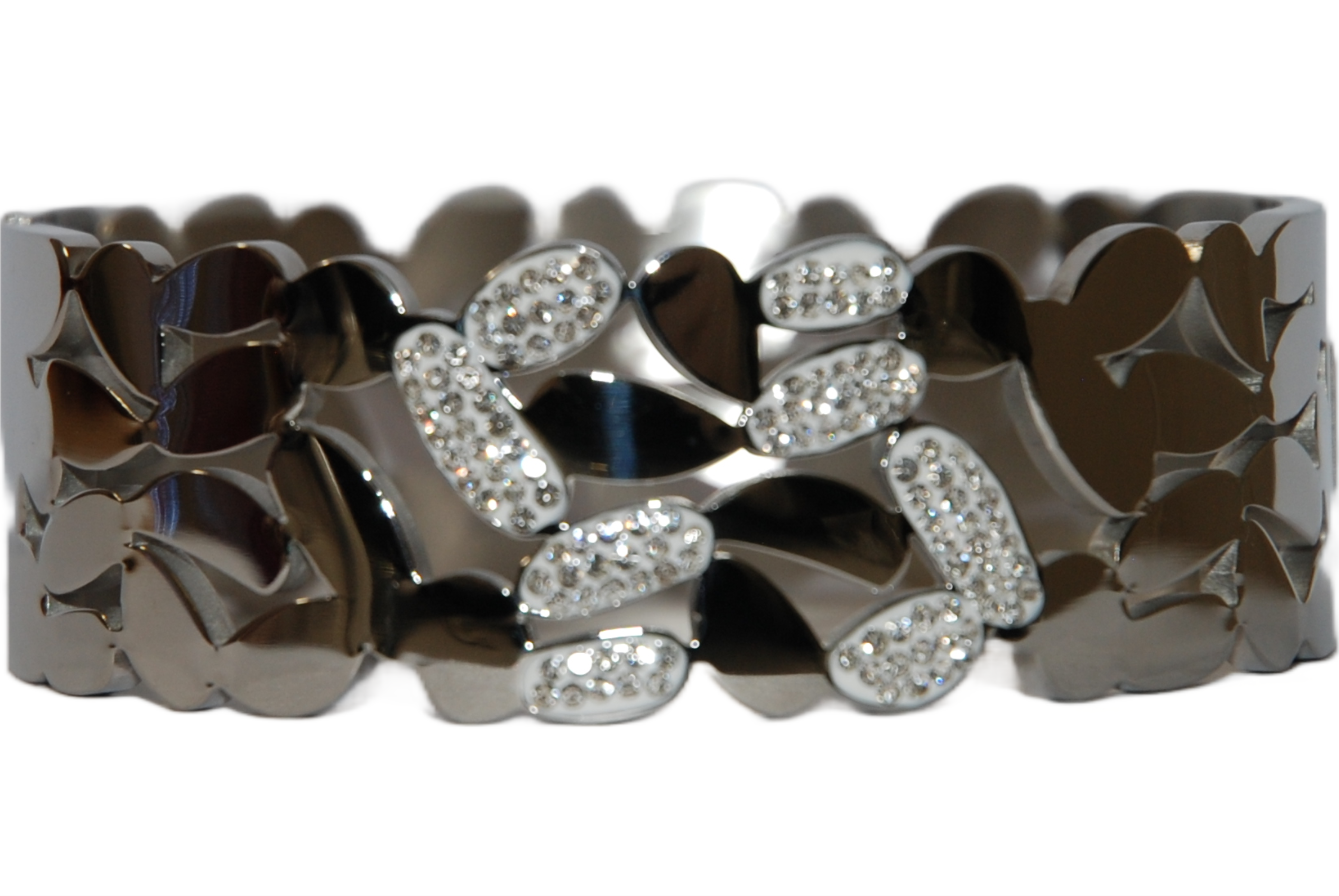 Bracciale Foglie con Strass