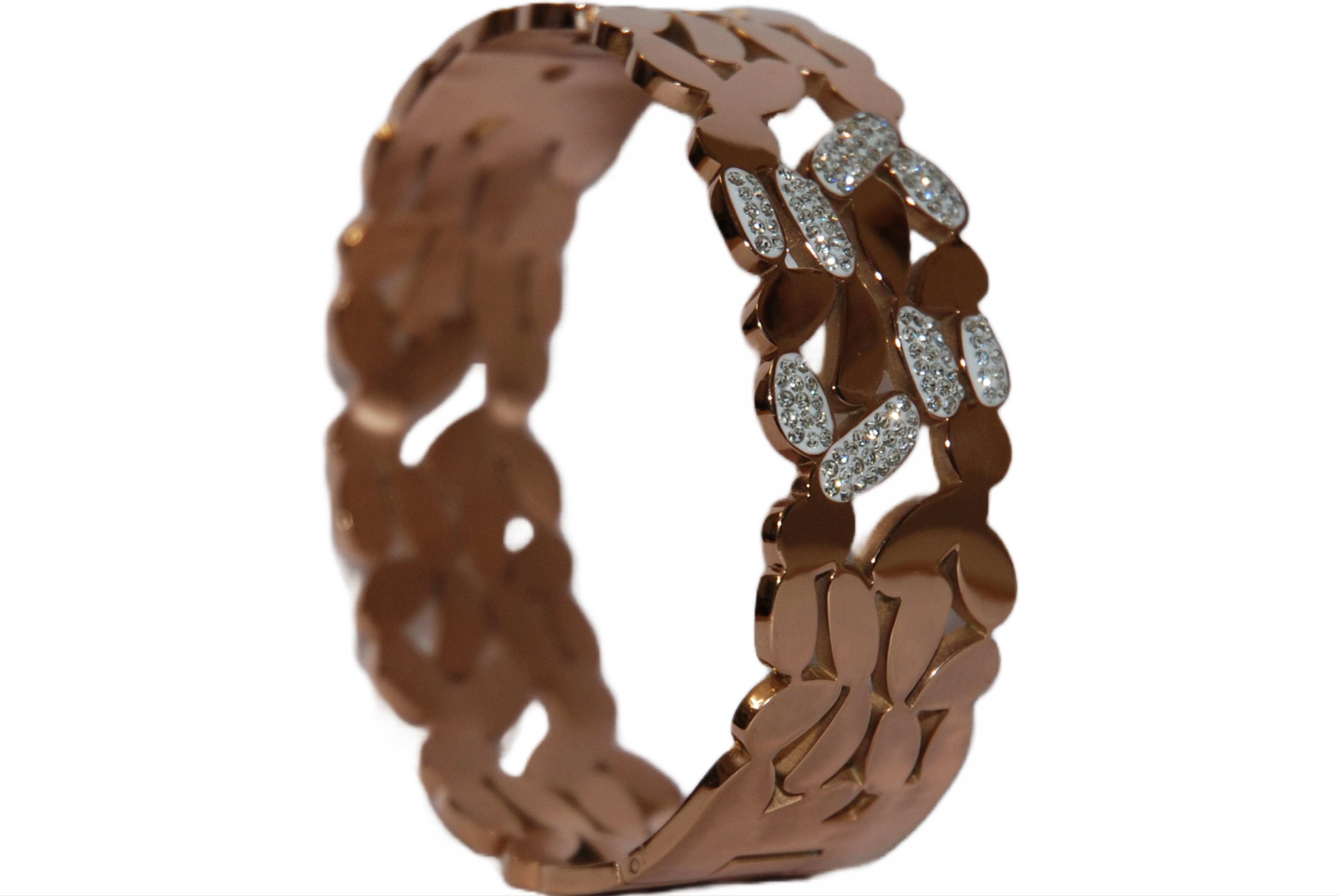 Bracciale Foglie con Strass